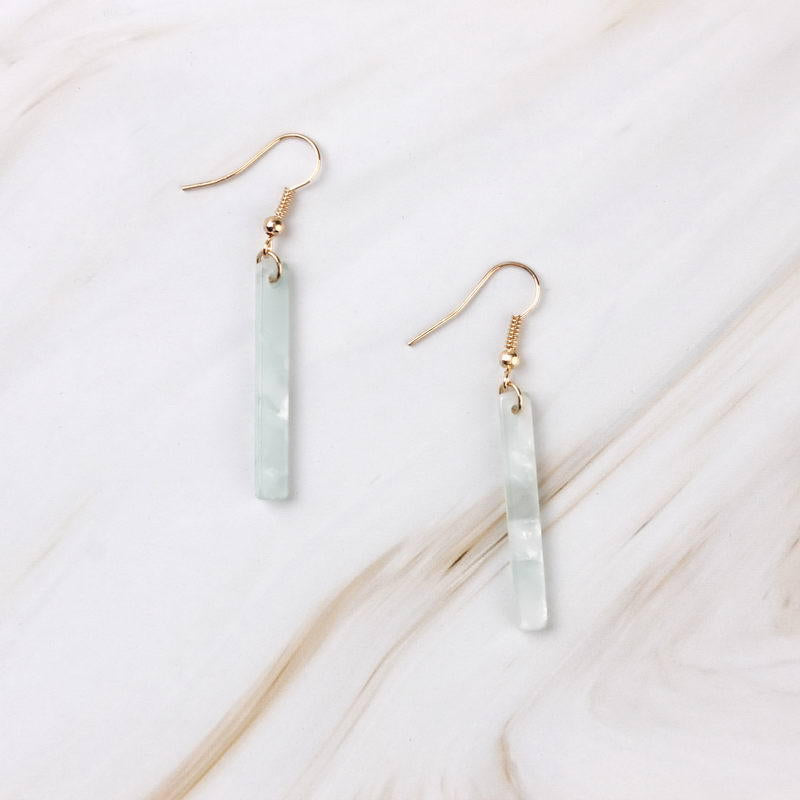 Wholesale Acrylic Fiberboard Long Earrings