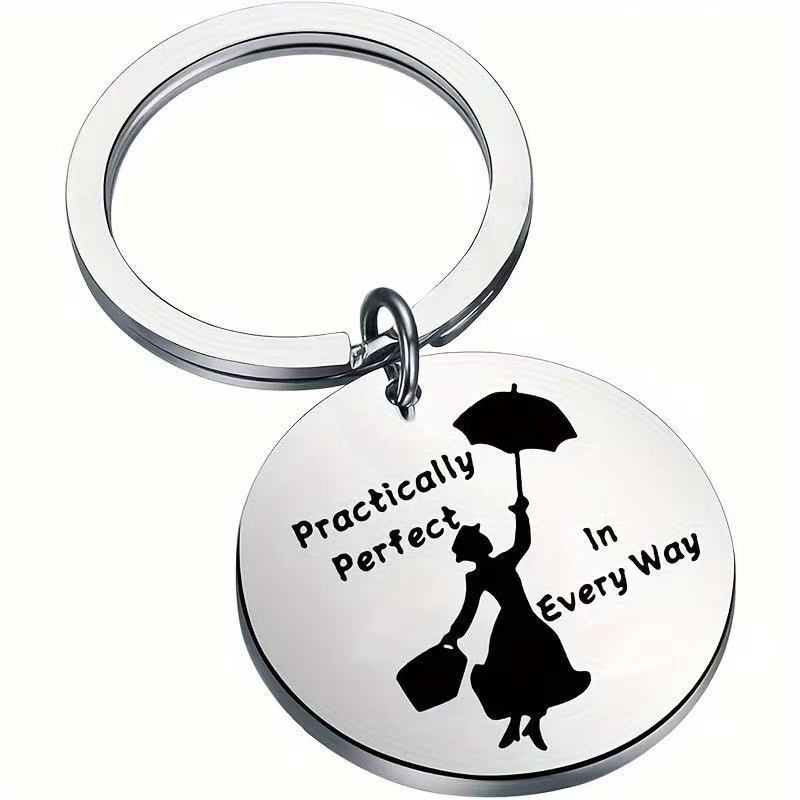 Wholesale Cartoon Theme Stainless Steel Keychain With Laser Engraving Stylish Key Ring Gift For Everyday Use