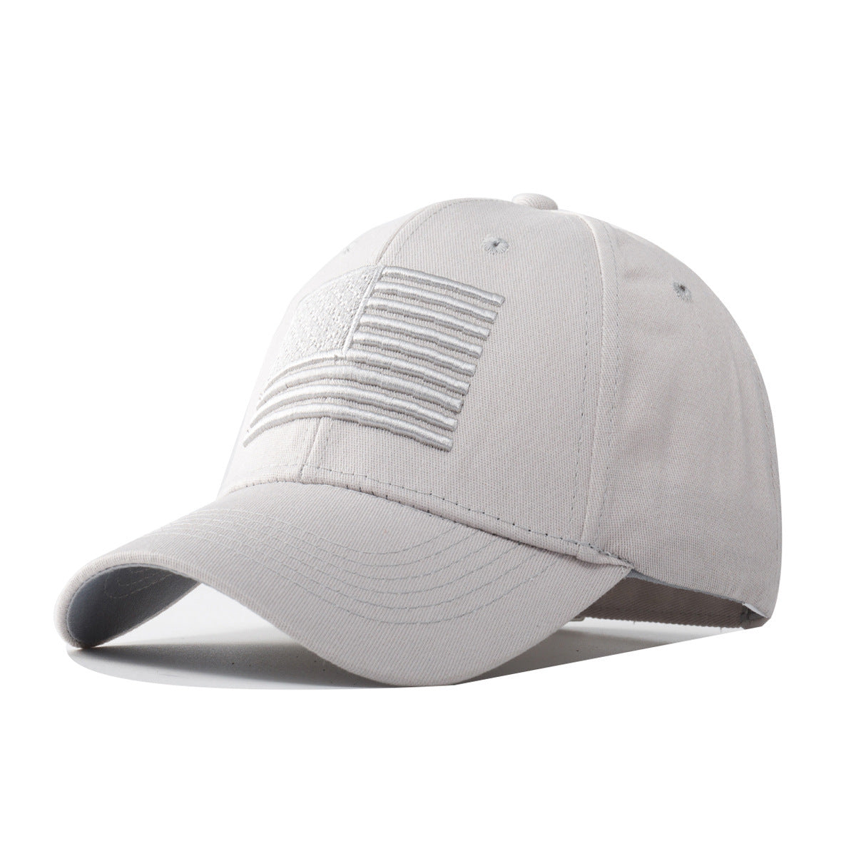 Wholesale Embroidered American Flag Baseball Cap Trendy Hip Hop Style Adjustable Hat For Outdoor Sports Everyday Casual Wear