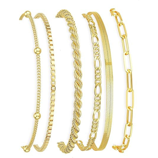 Wholesale Cross-Border Hot-Selling Stainless Steel Gold Bracelet for Women,  Plated with 18K Real Gold,  Fashionable and Versatile Bracelet,  Wholesale Titanium Steel Bracelet