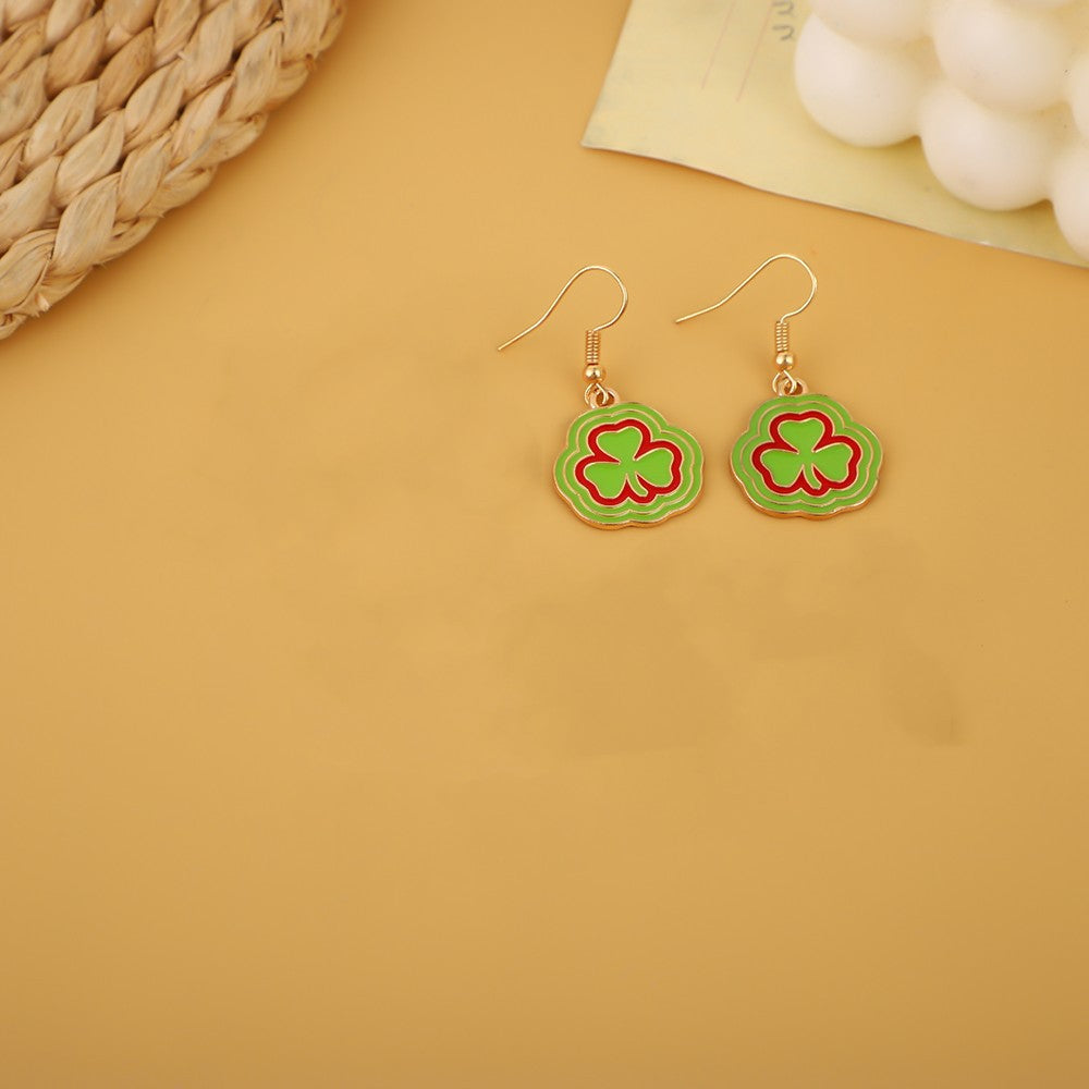 Wholesale St. Patrick's Day Irish Alloy Earrings