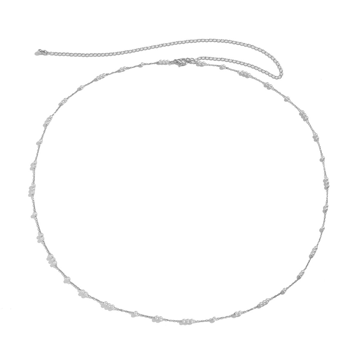 Wholesale Retro Elegant  Pearl Ball Chain Body Chain Necklaces