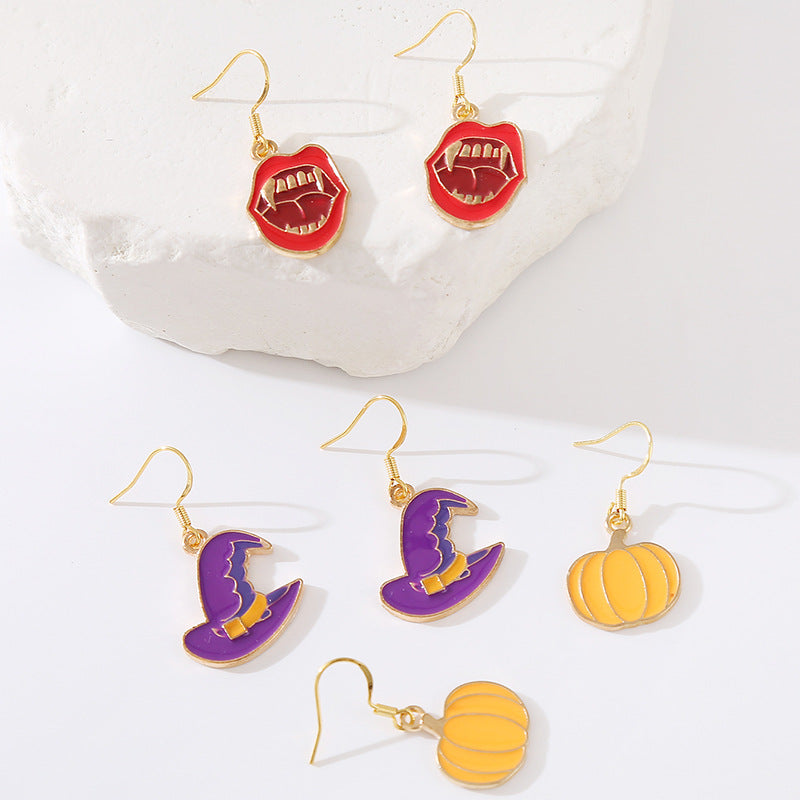 Wholesale  series funny alloy earrings