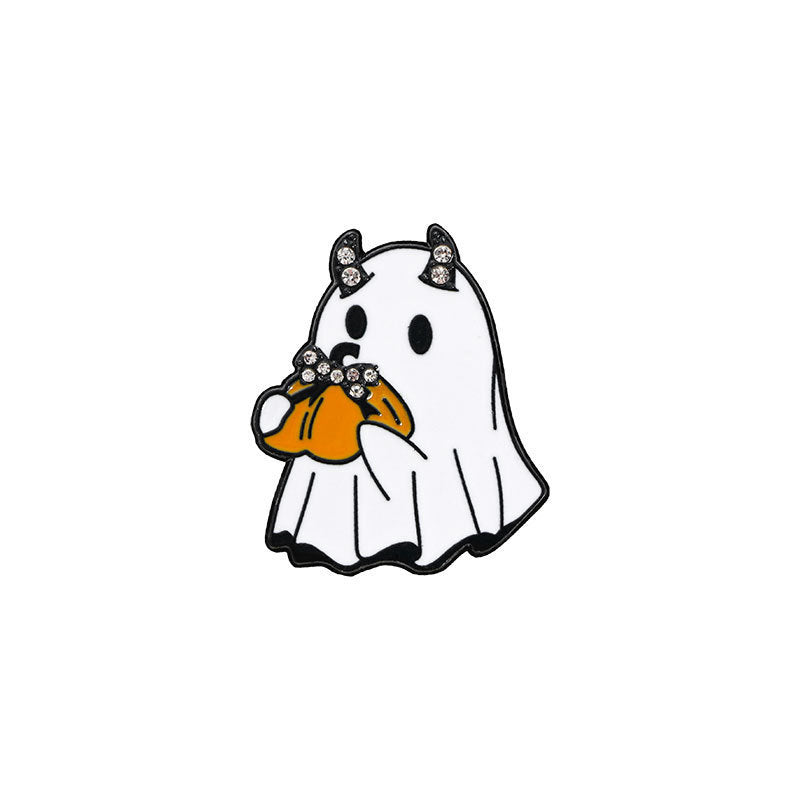 Wholesale  Pumpkin Ghost Cartoon Brooch