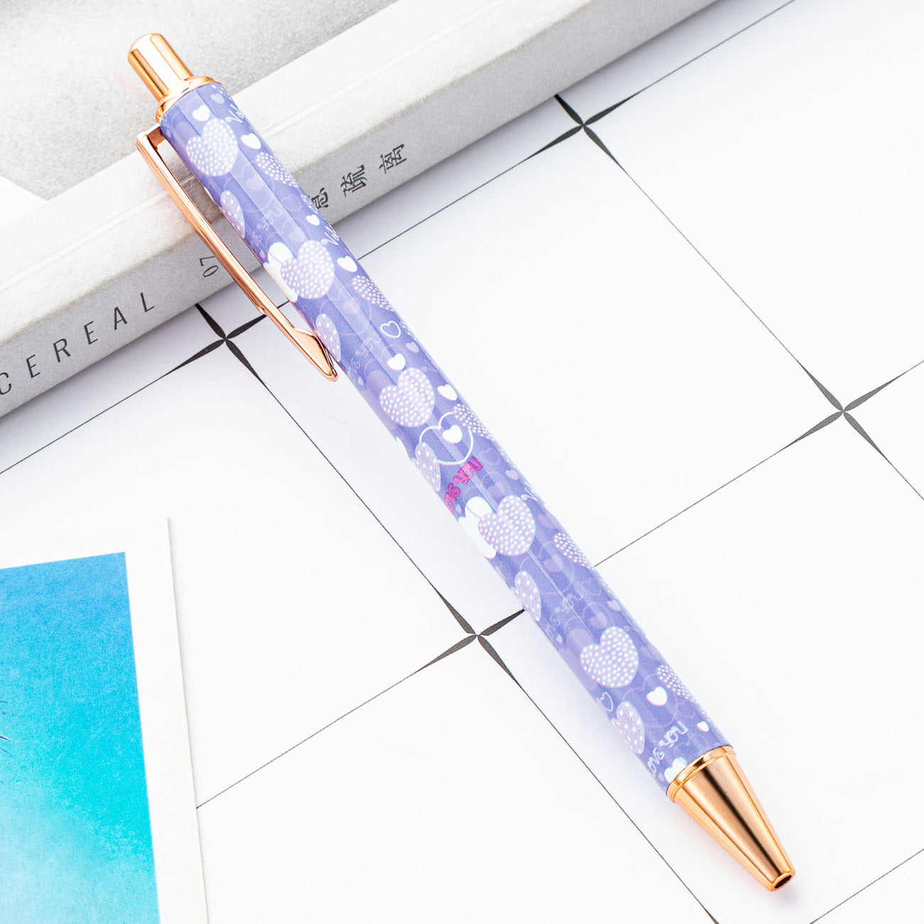 Wholesale Valentine's Day Click Pens Metal Ballpoint Pens ACC-PN-HuaH054