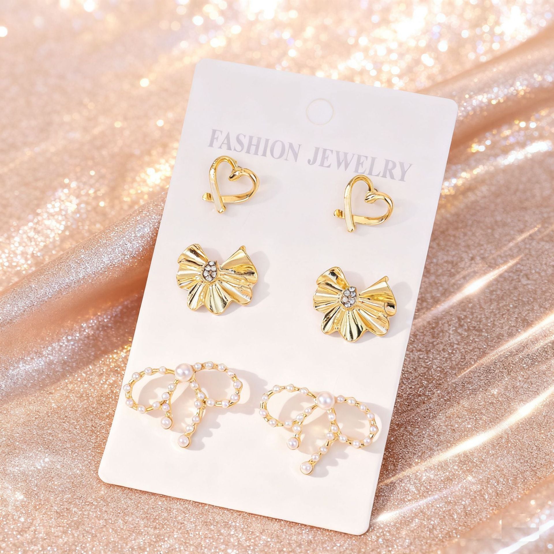 Wholesale Elegant and unique bow starfish earring