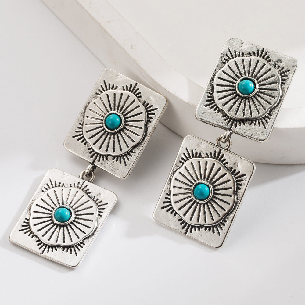 Wholesale Western Style Turquoise Earrings
