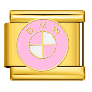 Wholesale Italian Charm Bracelet 9mm DIY Car Logo Series   Creative Stainless Steel Composable Bracelet