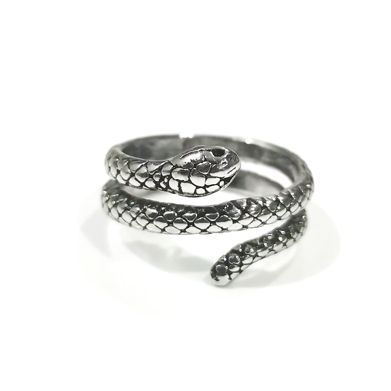 Wholesale Snake Shape Cool Vintage Open Ring ACC-RS-NaiHong002