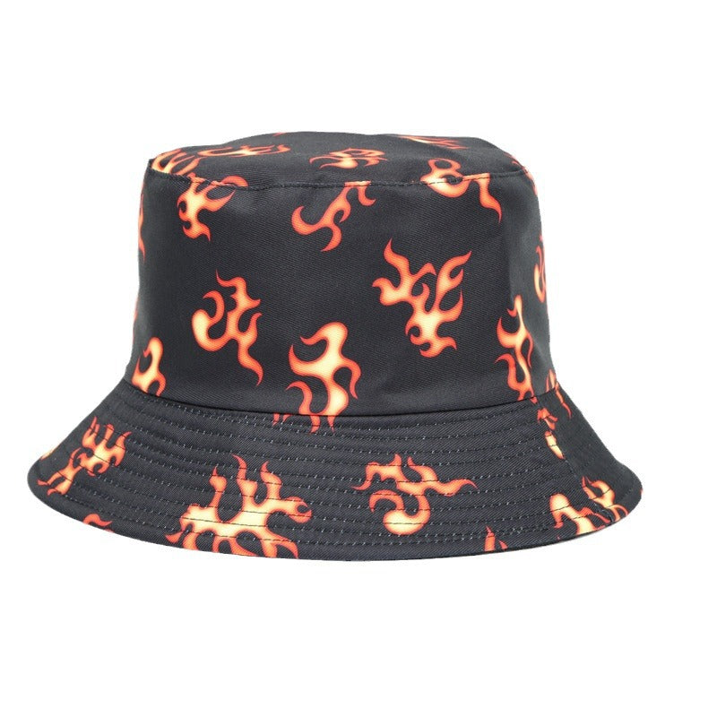 Wholesale  Four-leaf Clover Printed Fisherman Bucket Hat