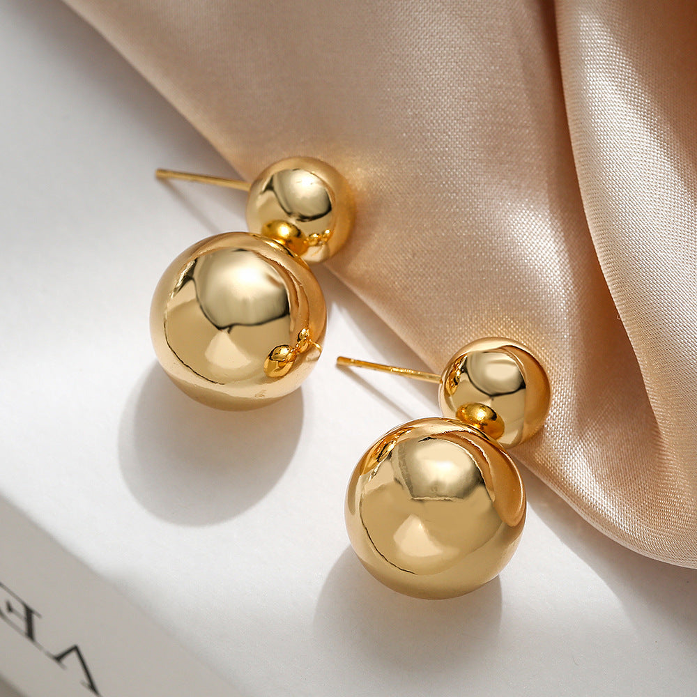 Wholesale Copper Gold Plated Geometric Earrings