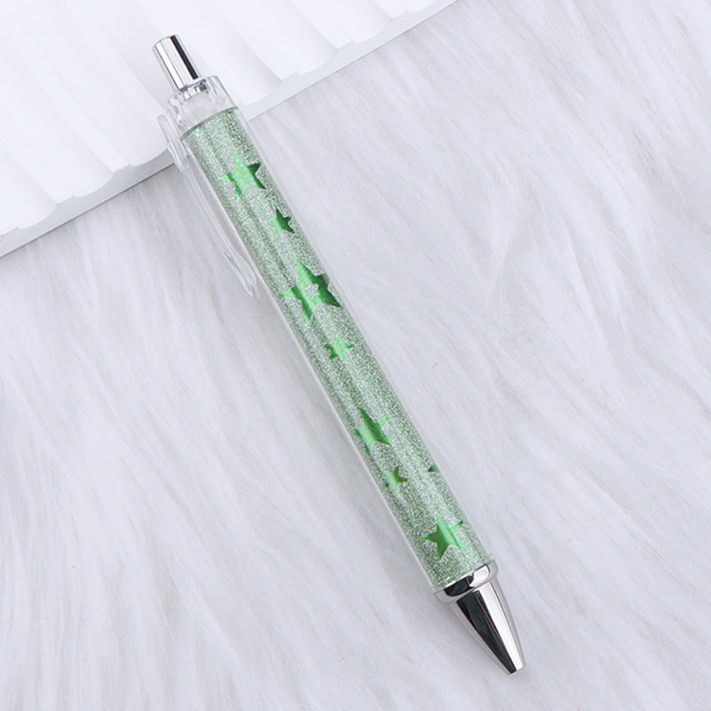 Wholesale Pink Bow Heart Roll Paper Ballpoint Pen