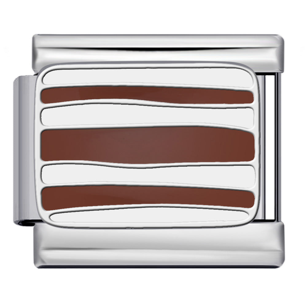 Wholesale  Italian Charm Bracelet 9mm DIY Welded Oil DripCreative Stainless Steel Composable Bracelet