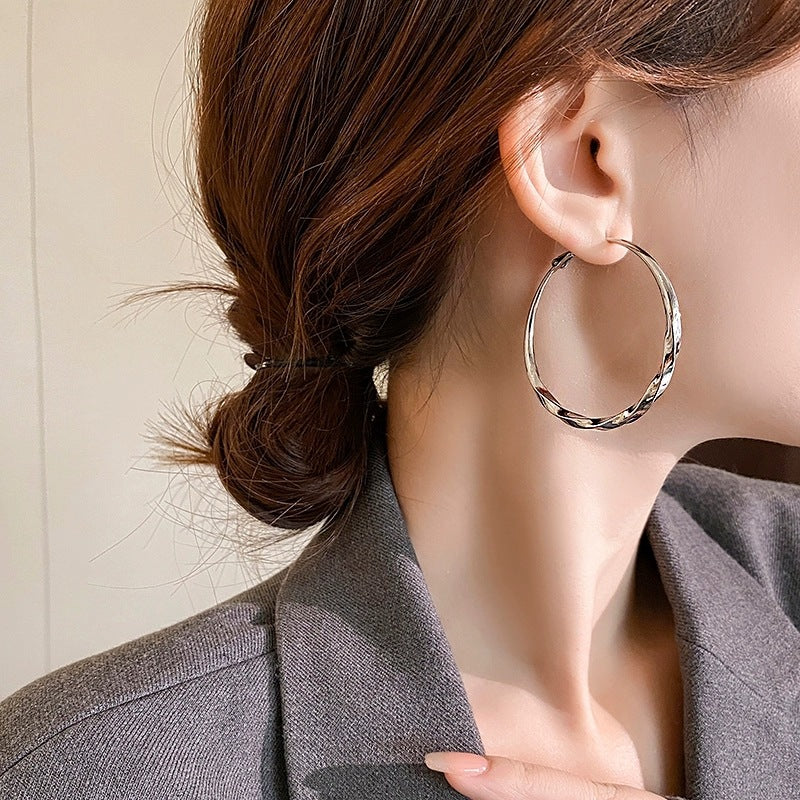 Wholesale 925 Silver Needle Earrings Exaggerated Earrings Statemente Earrings ACC-ES-Huiih003