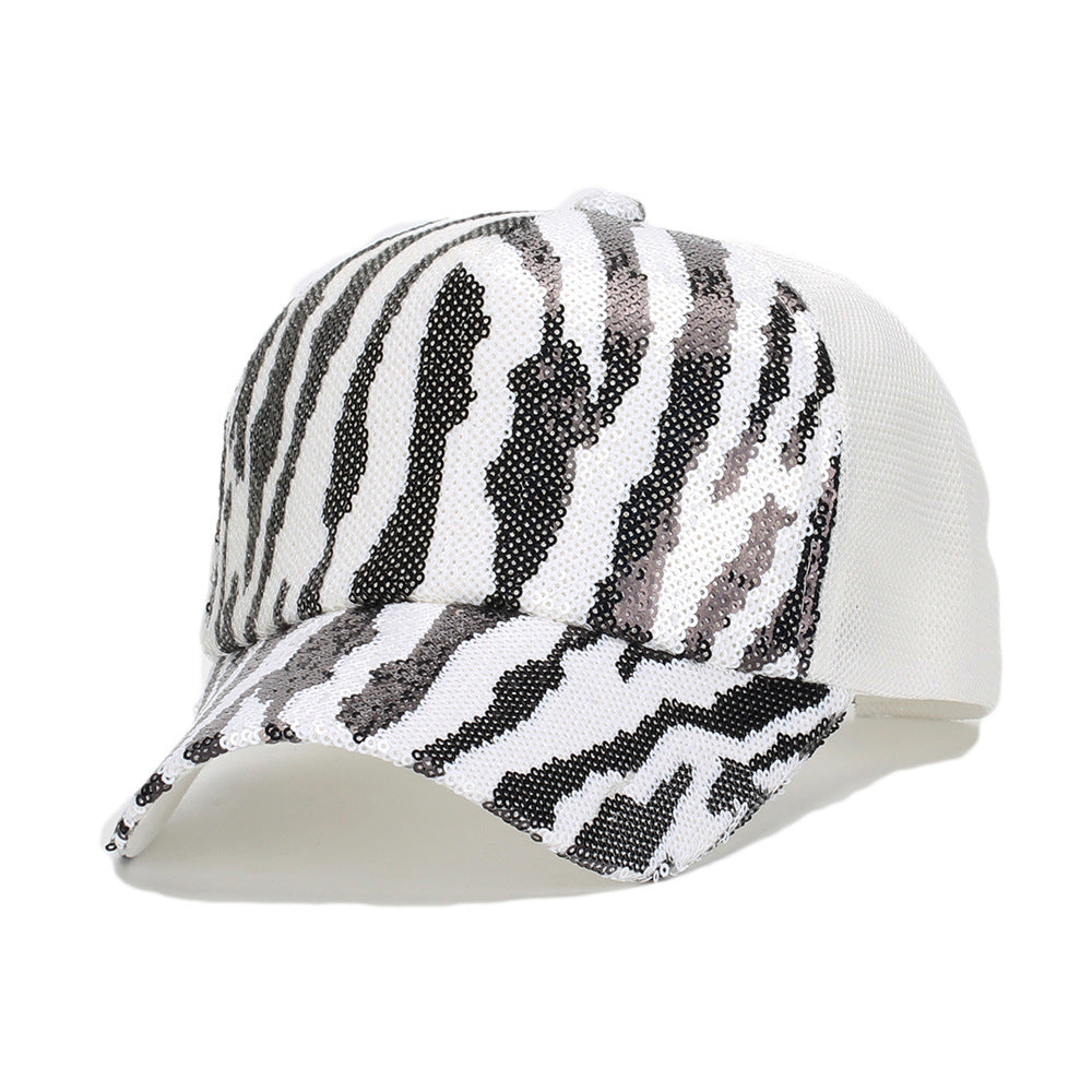 Wholesale Colorful Sequin Mesh Baseball Cap