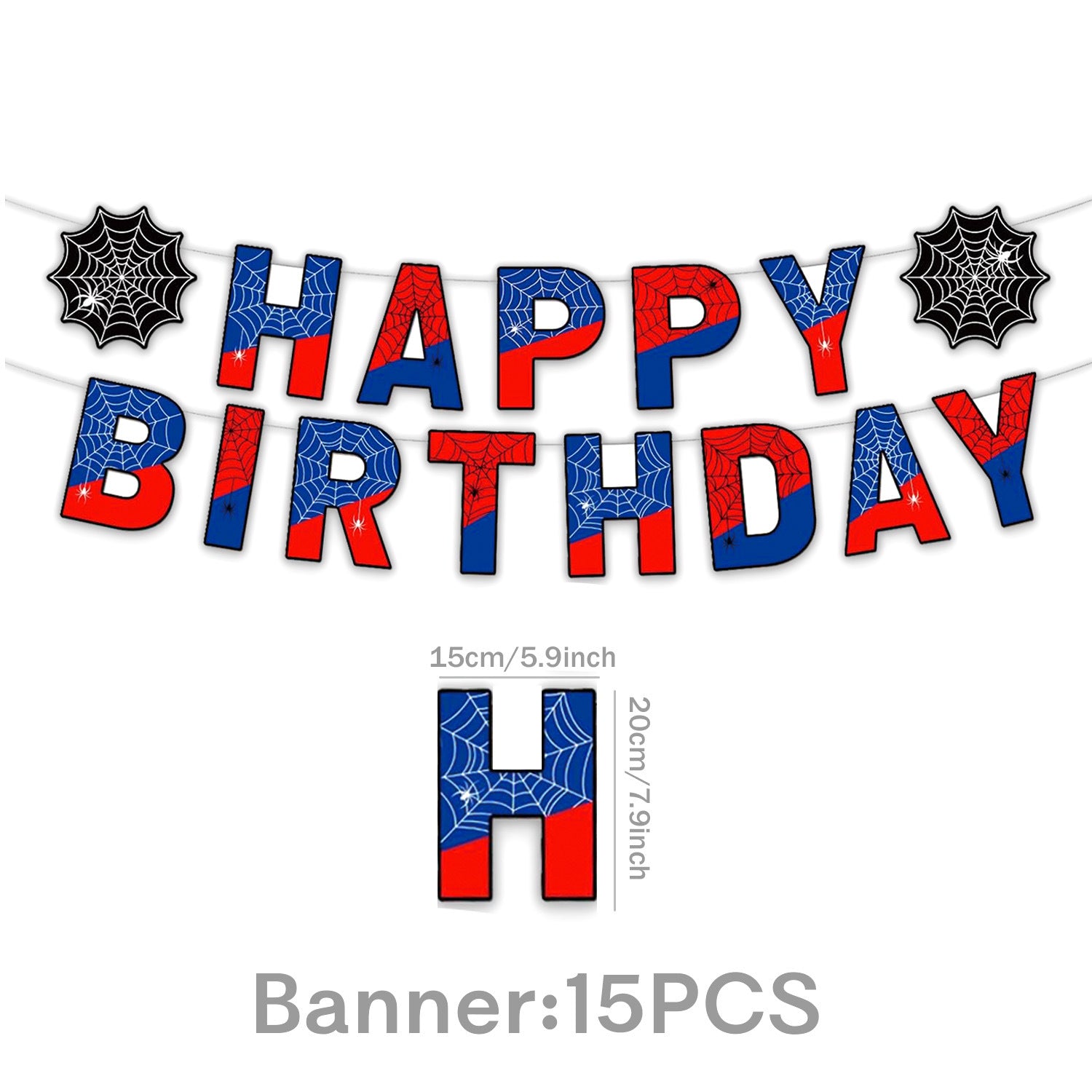 Wholesale   Web Party Pull Flag Banner Paper Plate Decorations