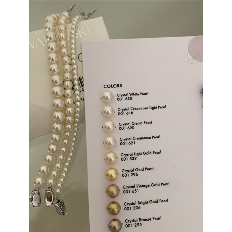 Wholesale Pearl Silver Bracelet  Light Luxury  Bracelet