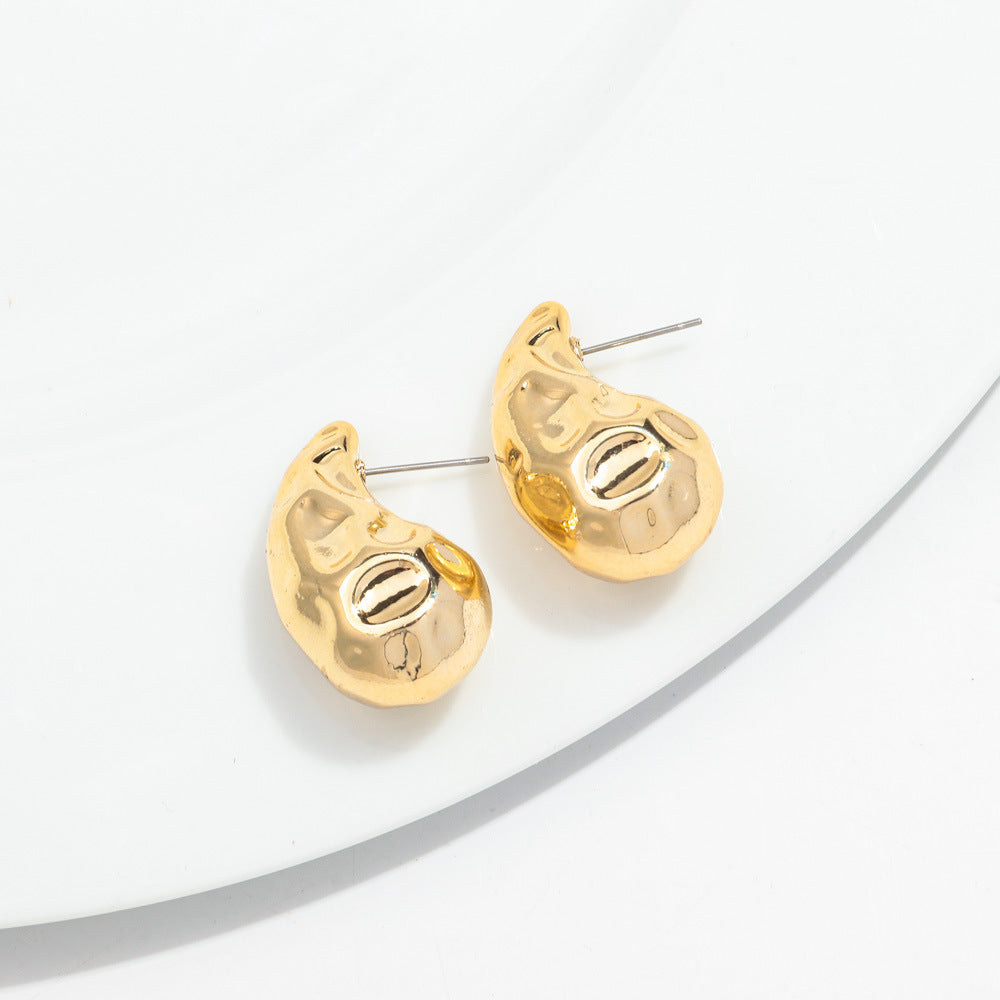 Wholesale Electroplated CCB Diamond Earrings