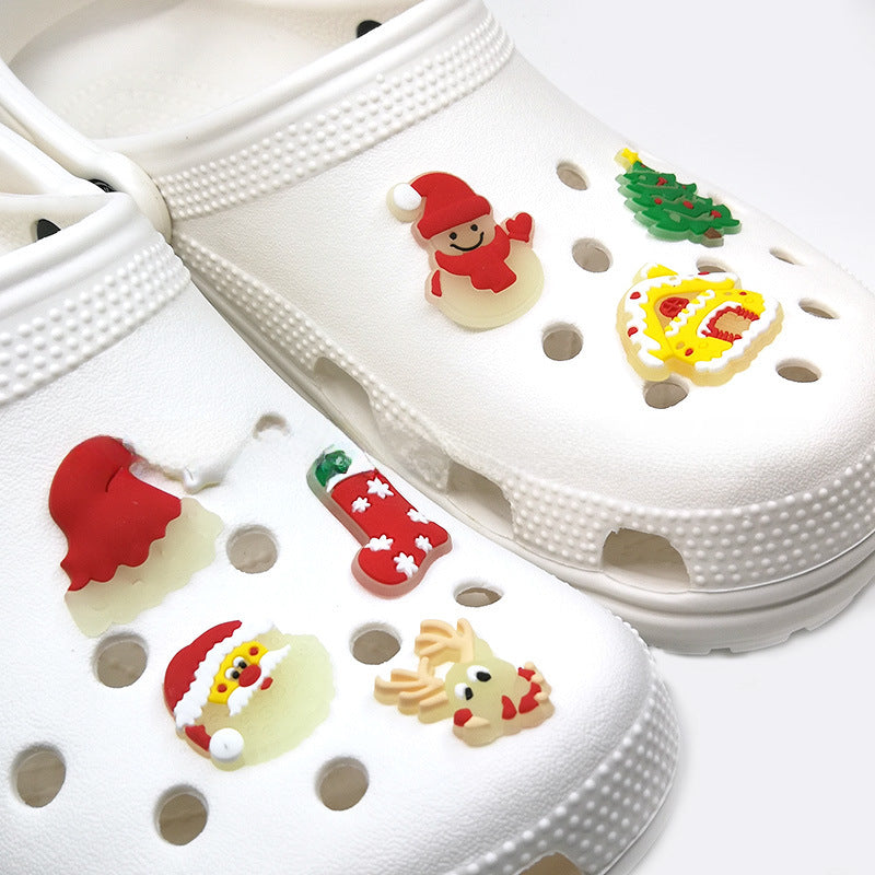 Wholesale 10pcs  Christmas Series Shoes Accessories Shoes Charms