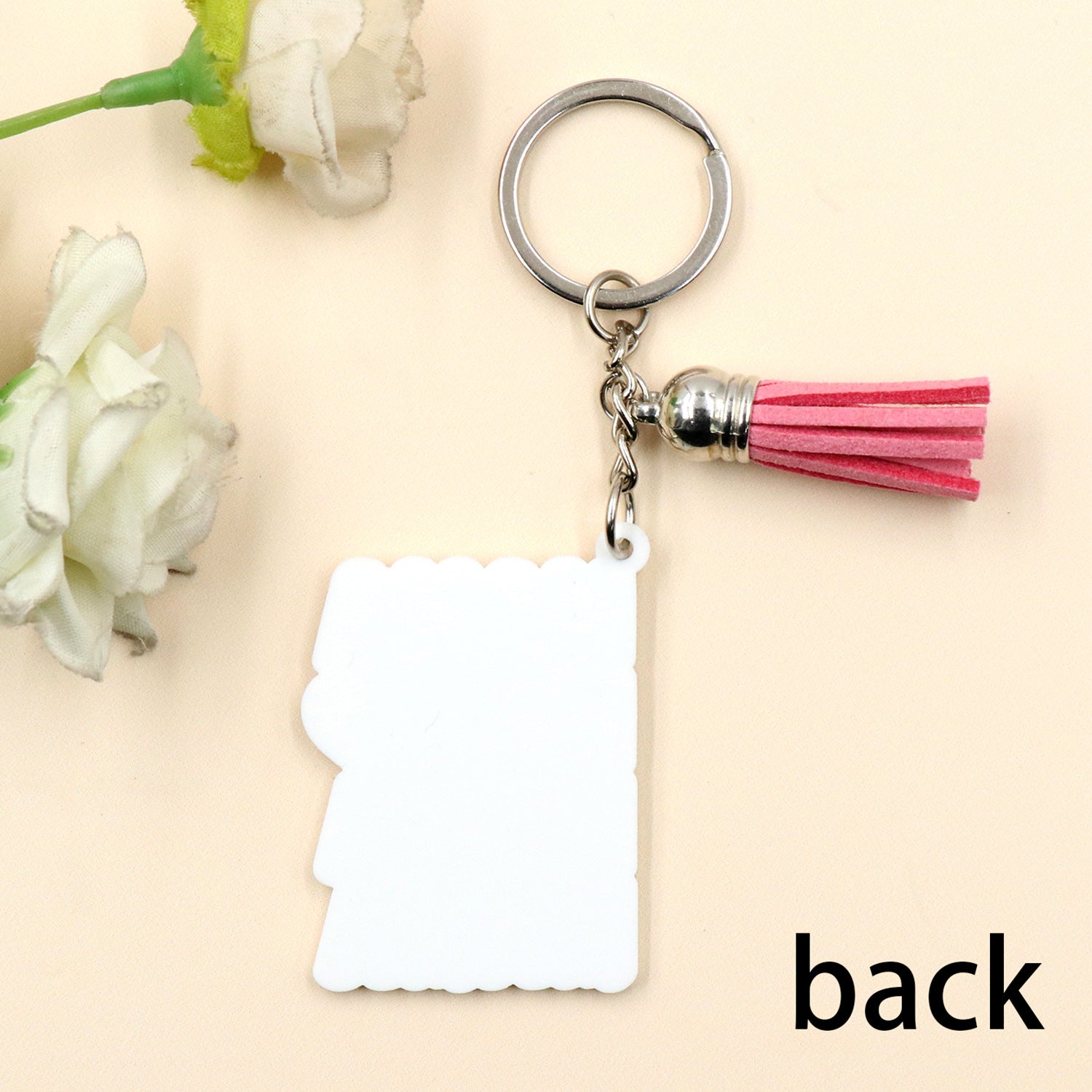 Wholesale Cow Leopard Print Western Style MAMA Acrylic Keychain Mother's Day Cow Print ACC-KC-XiaoYan006