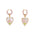 Wholesale cute colorful lovely star rabbit glaze earrings