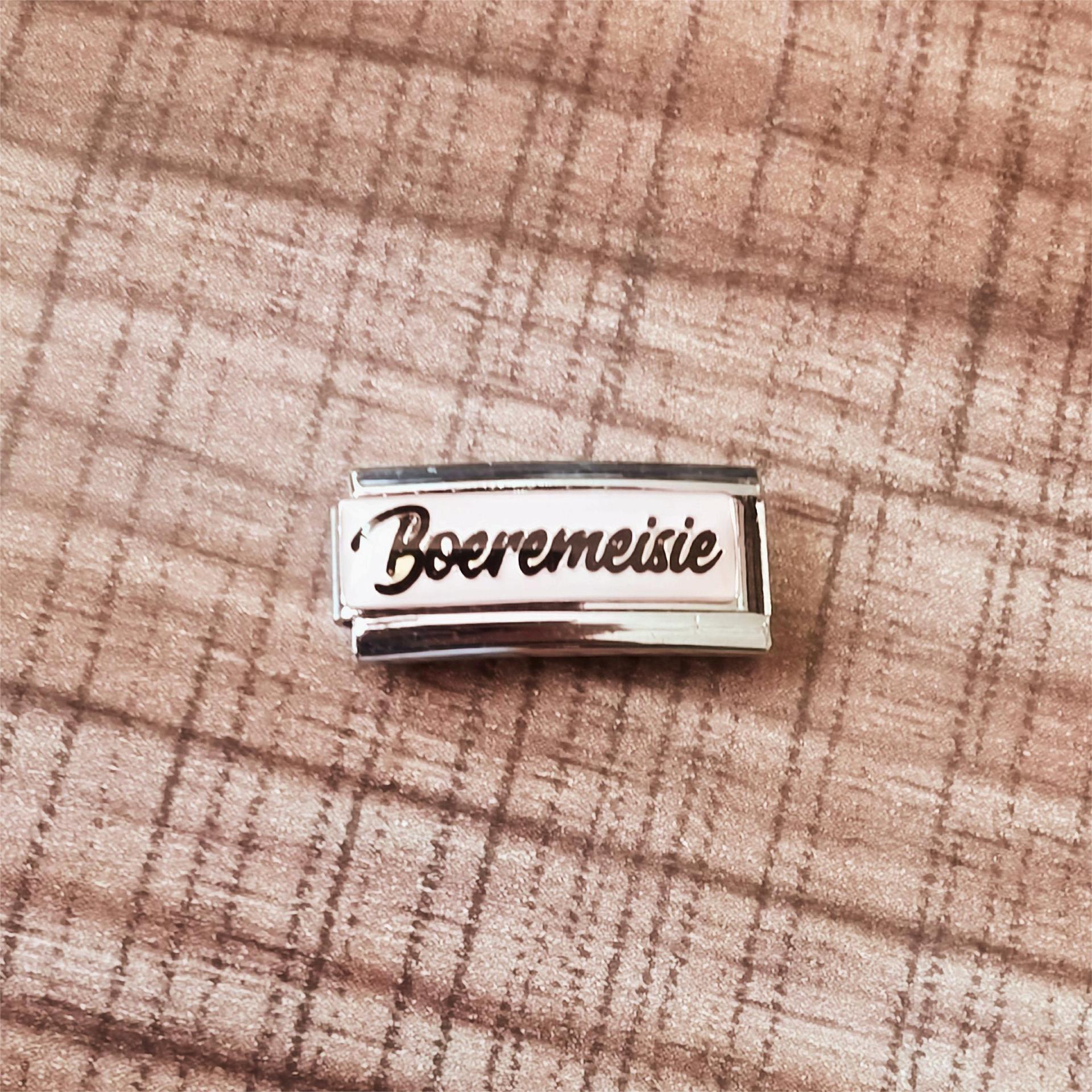 Wholesale 2pcs Italian Charm Bracelet 9mm DIY Spliced Removable Stainless Steel Letters Composable Bracelet ACC-BT-XY037