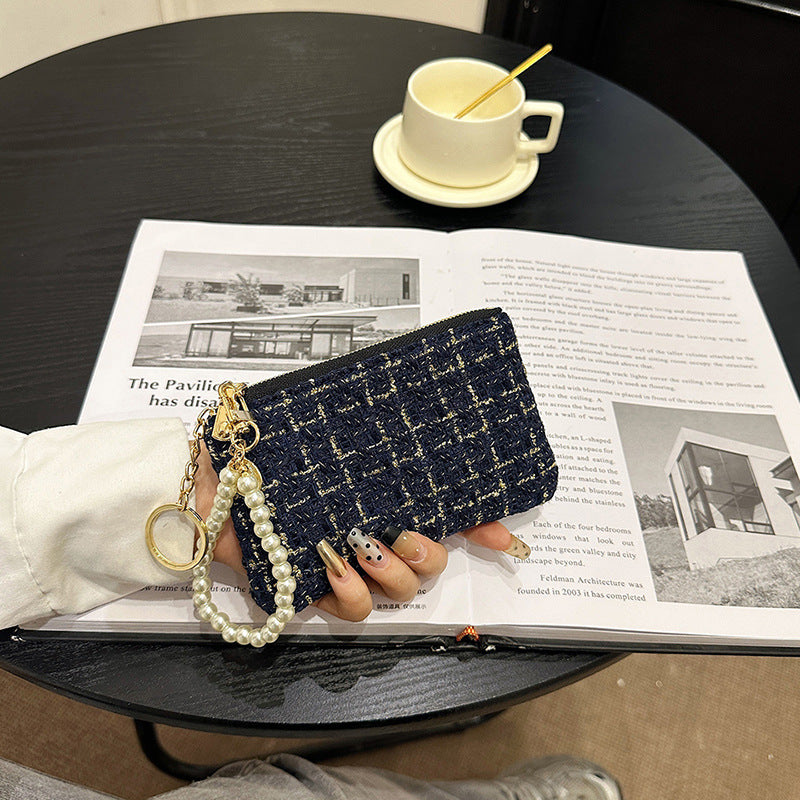 Wholesale card holder zipper coin purse