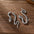 Wholesale  creative personality twisted snake pendant earrings