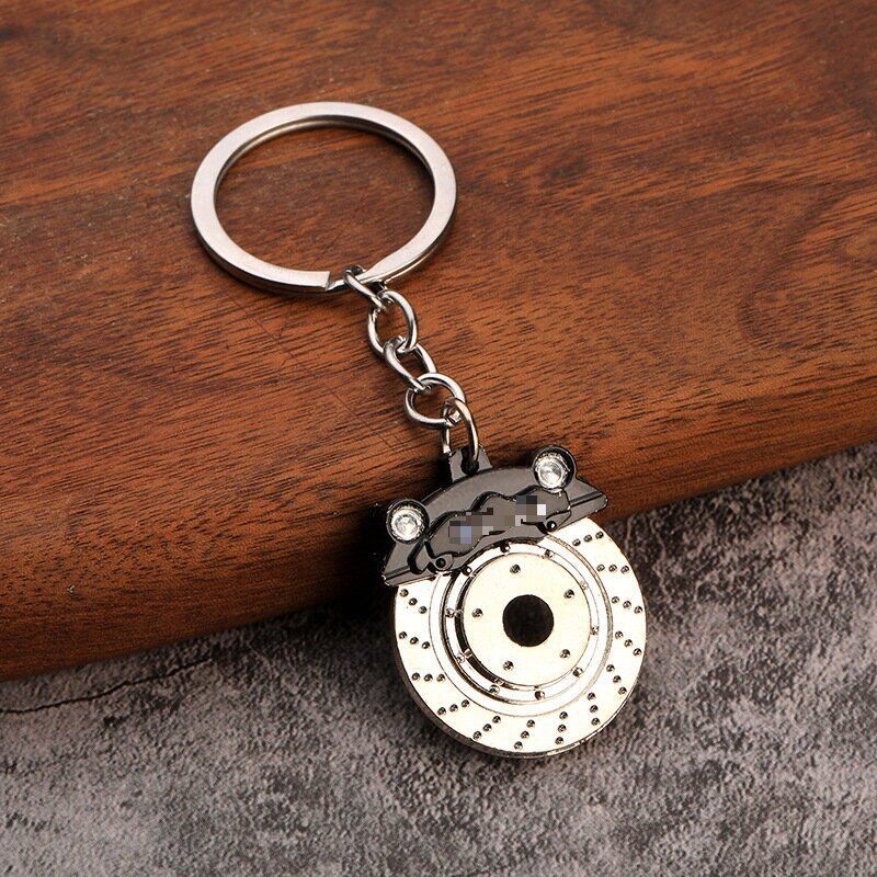 Wholesale brake disc metal keychain