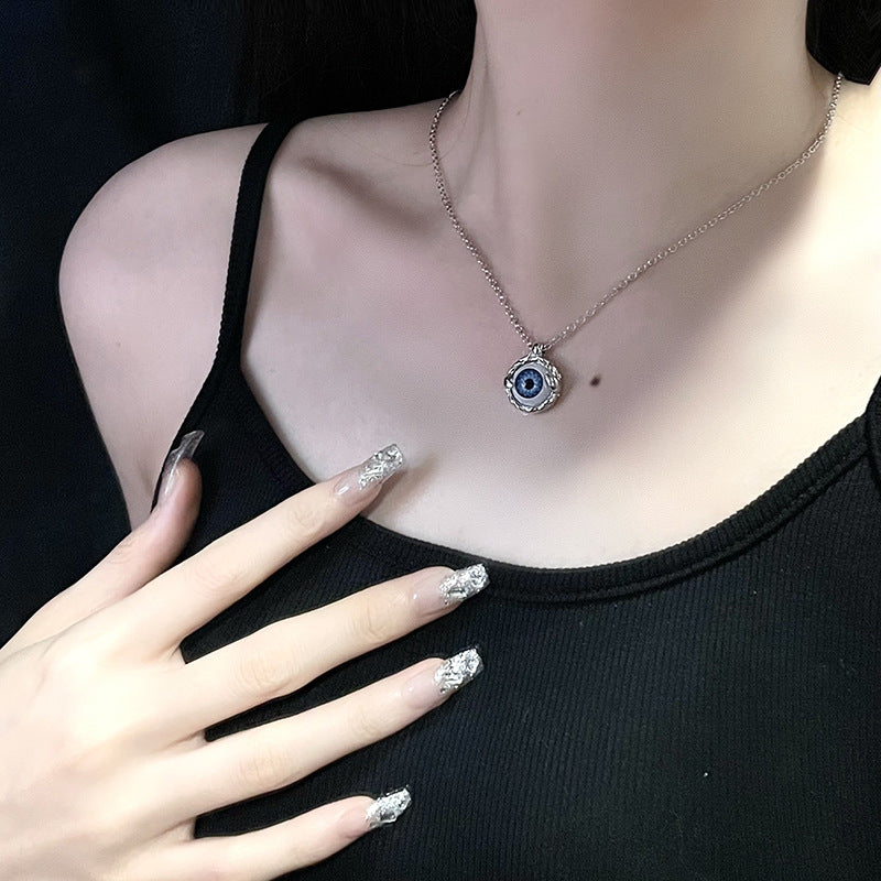 Wholesale Evil Eye Necklace Blue Eyes Clavicle Chains Choker Necklaces ACC-NE-JiuHao001