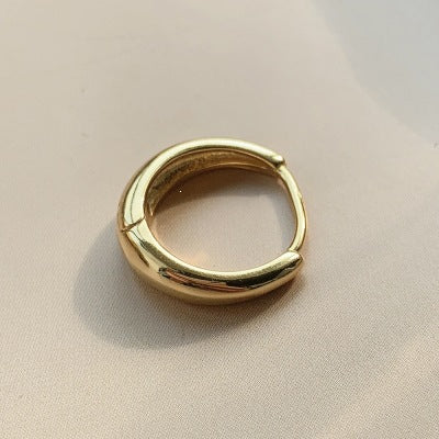 Wholesale Retro minimalist cool circle earrings