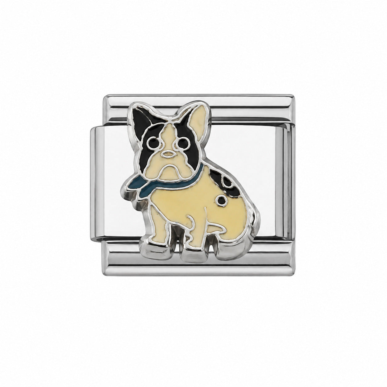 Wholesale Stainless Steel Italian Style Modular Dog Paw Animal Series Bracelet Fashion Accessory Gift