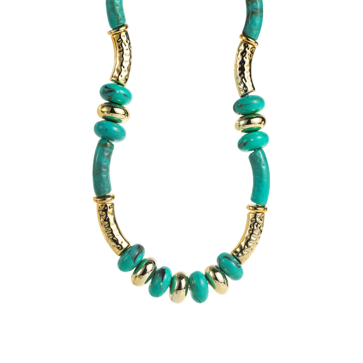 Wholesale Maillard Series Beaded Resin Necklace Personality Clavicle Chain