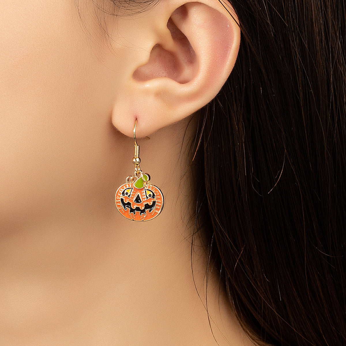 Wholesale  earrings  oil  black cat earrings