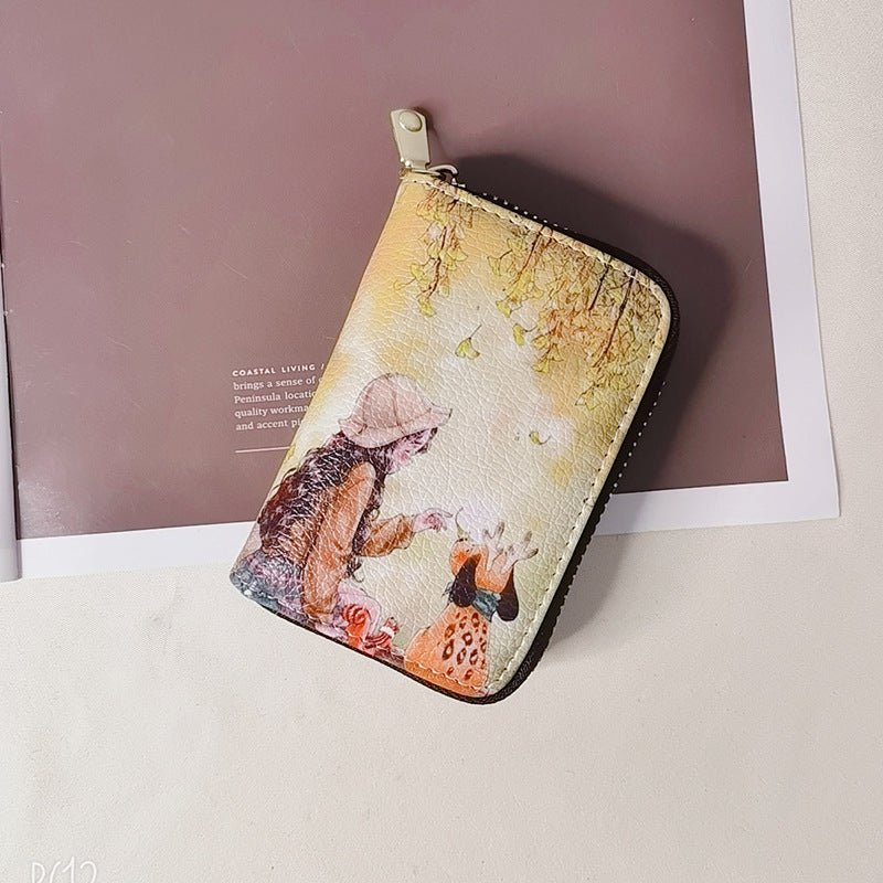 Wholesale Ethnic Retro Accordion Card Holder Mini Storage Card Wallet ACC-WT-Mengs007