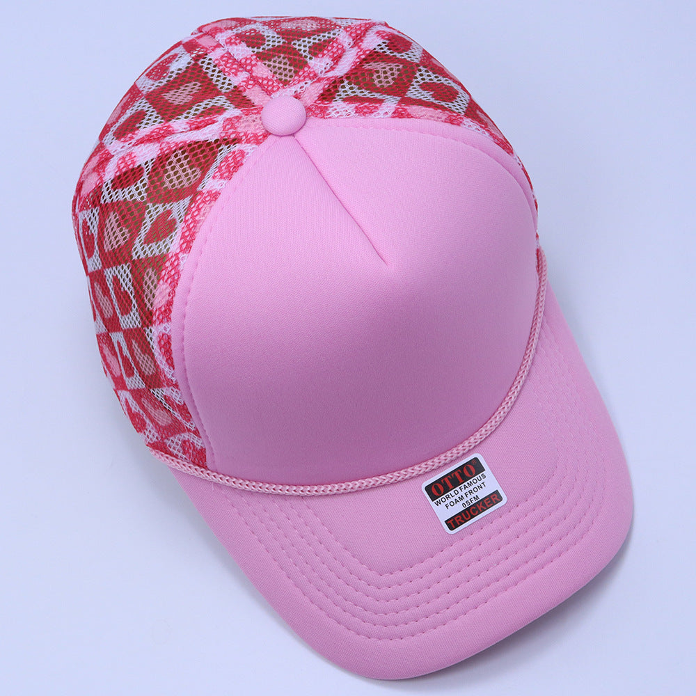 Wholesale  outdoor leisure sun hat leopard plaid baseball cap