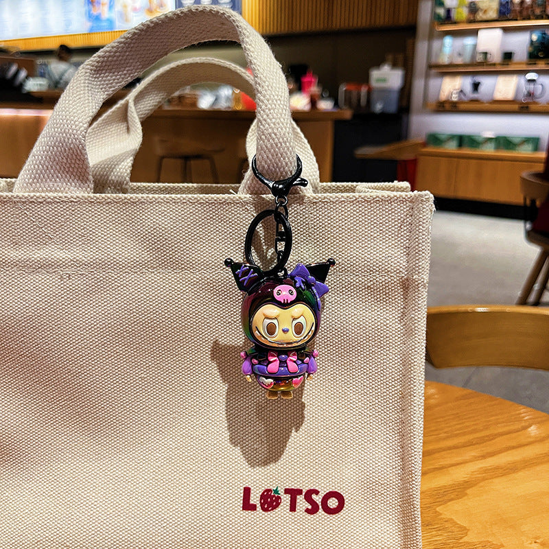 Wholesale Cartoon Cute PVC Soft Glue Keychains ACCVIP-KC-HangLi015