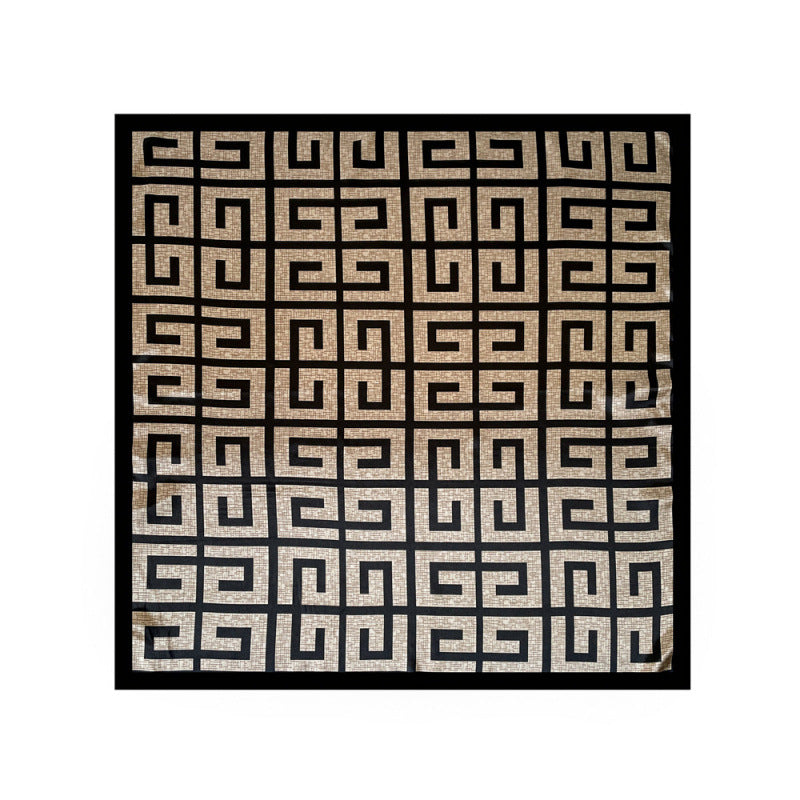 Wholesale Stylish Women S Satin Square f 90Cm Printed Headwrap Gift Resale Accessory