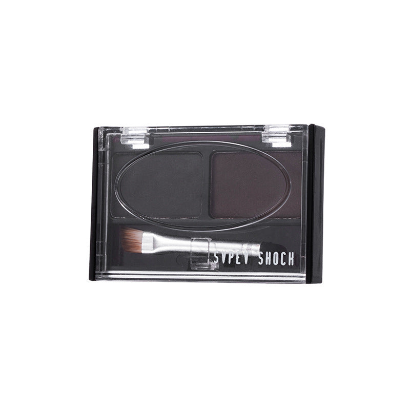 Wholesale makeup natural two-tone eyebrow powder