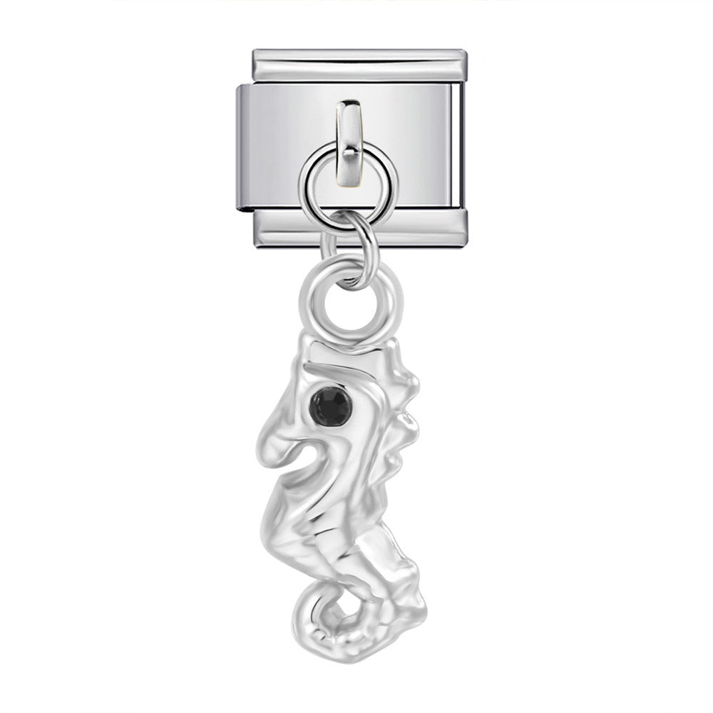 Wholesale Italian Charm Bracelet 9mm DIY Marine life Creative Stainless Steel Composable Bracelet