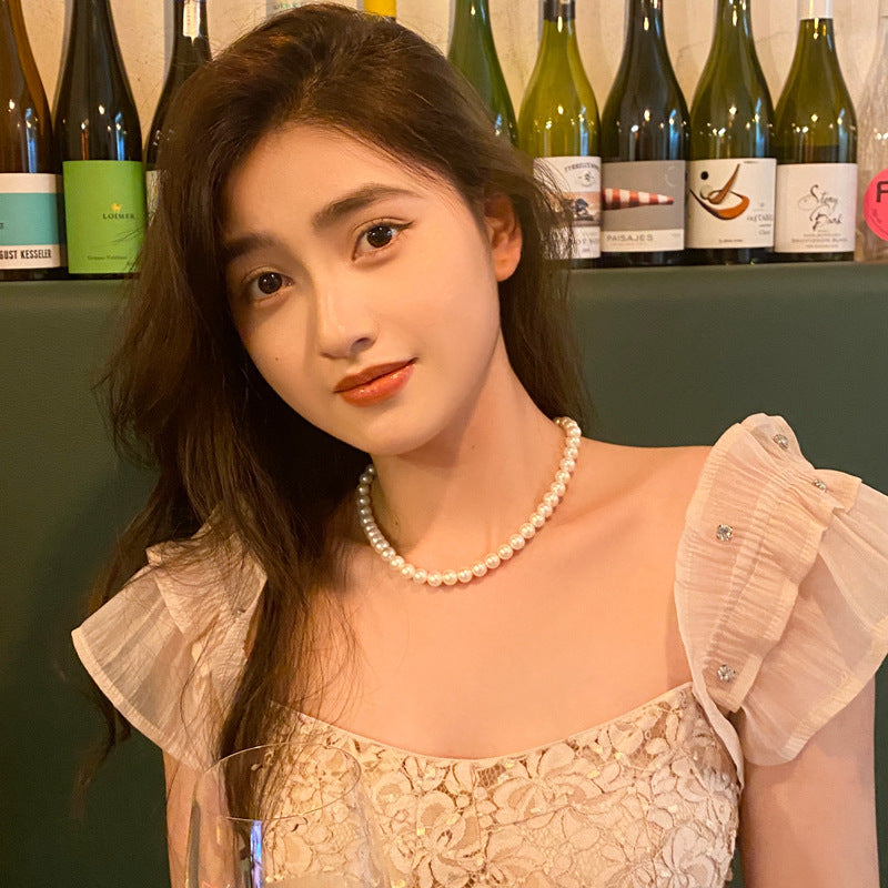 Wholesale Pearl Necklace Clavicle Collar ACC-NE-Meihun001