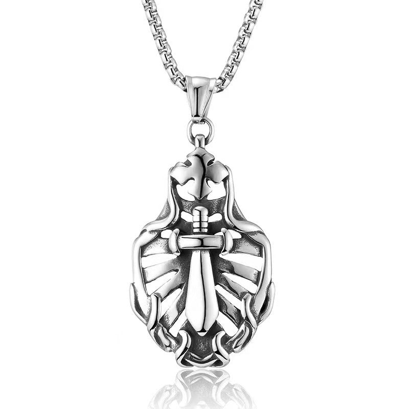 Wholesale personality retro animation film and television peripheral trend pendant necklace