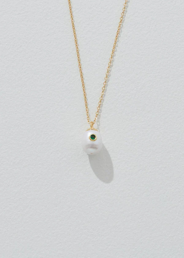 Wholesale Pearl Pendant Necklace December Birthstone Necklace