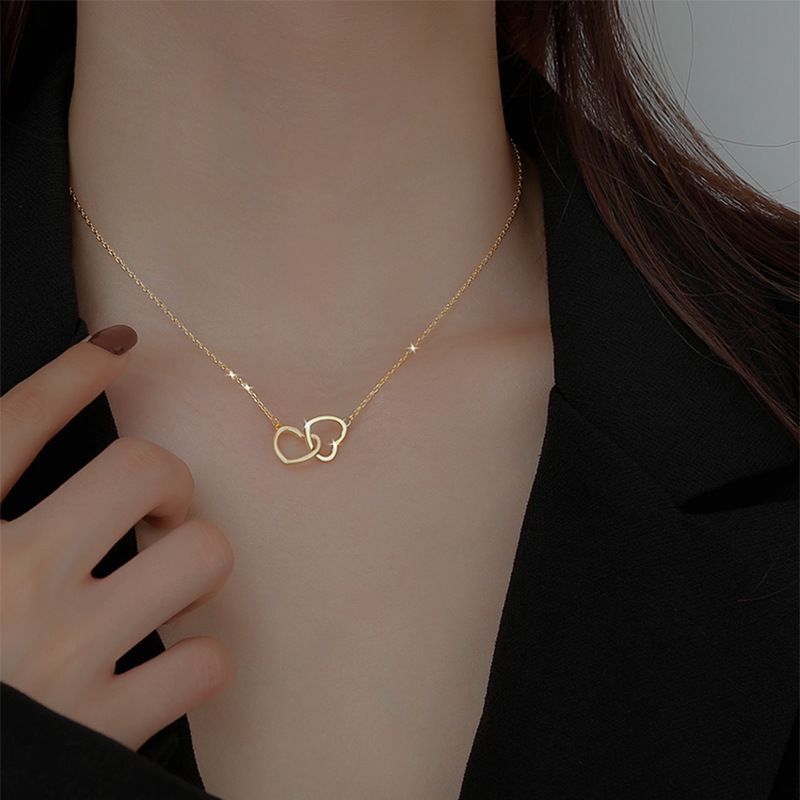 Wholesale Alloy Love Heart Necklace