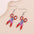 Wholesale Halloween Earrings Contrasting Color Scissors Ax Acrylic Earrings