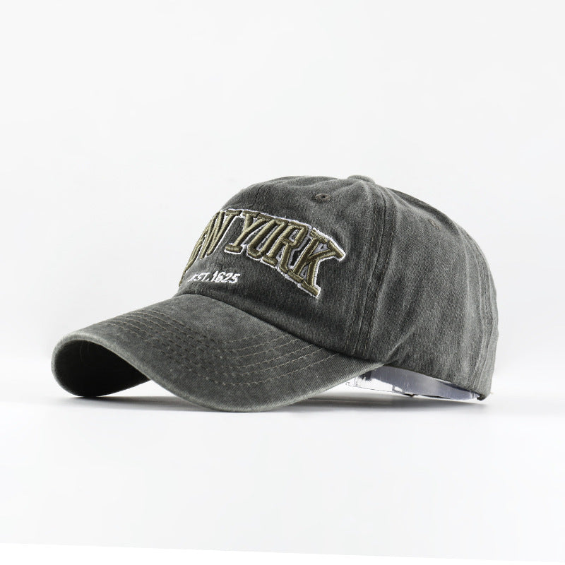 Wholesale Washed Cotton Hat Embroidered Patch Baseball Cap ACC-HT-SuTe003