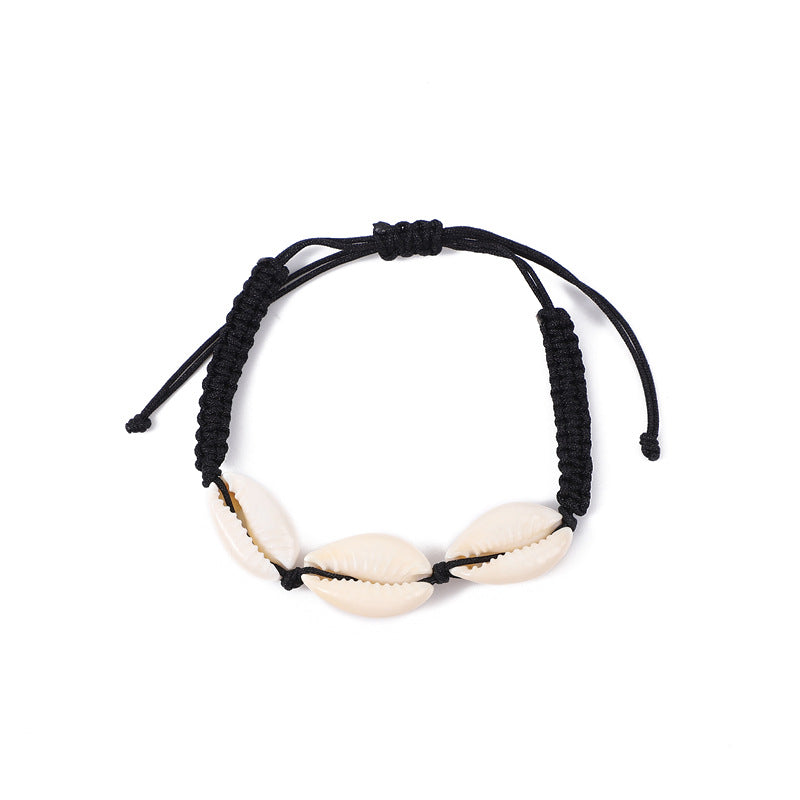 Wholesale Bohemian Natural Shell Woven Bracelet