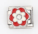 Wholesale Italian Style Flower Modular Bracelet Stainless Steel Fashion Accessory For Gift And Resale