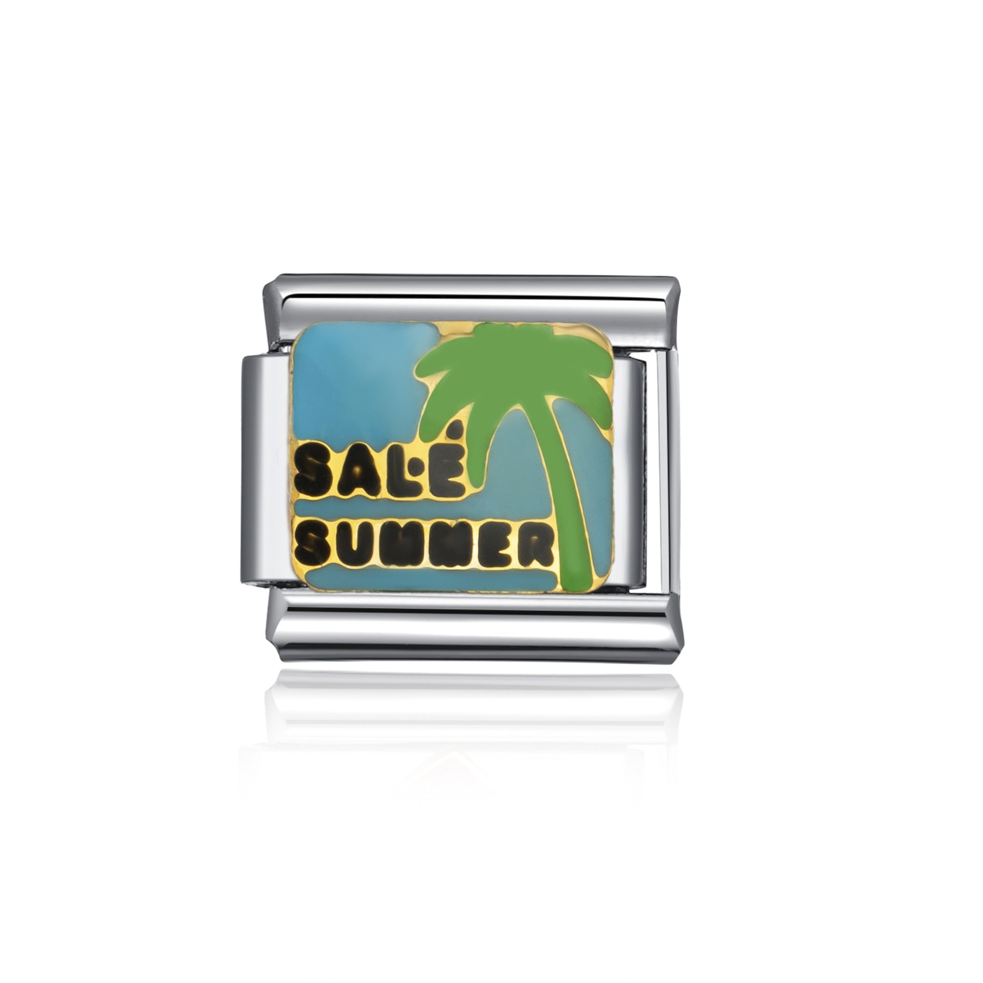 Wholesale Italian Charm Bracelet 9mm DIY Splicing Cute Creative Pendant Stainless Steel Composable Bracelet