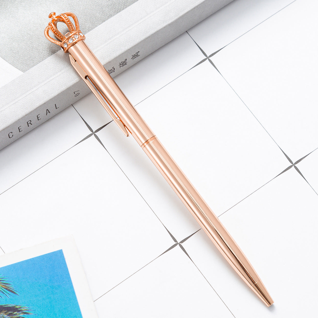 Wholesale Cartoon Crown Metal Ballpoint Pen